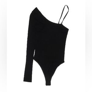 American Eagle One Shoulder Black Bodysuit